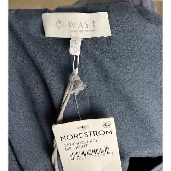 NWT Wayf Midnight Blue Pencil Straight Skirt Size XL Workplace Business Women’s - Picture 3 of 7